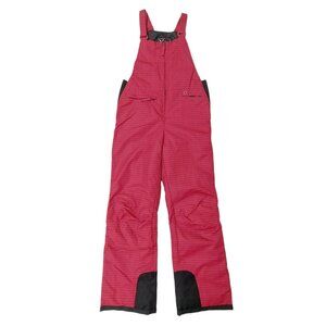 Arctix A6 Snow Bib Kids 14/16 Large Red Insulated Front Zip Outdoor Winter